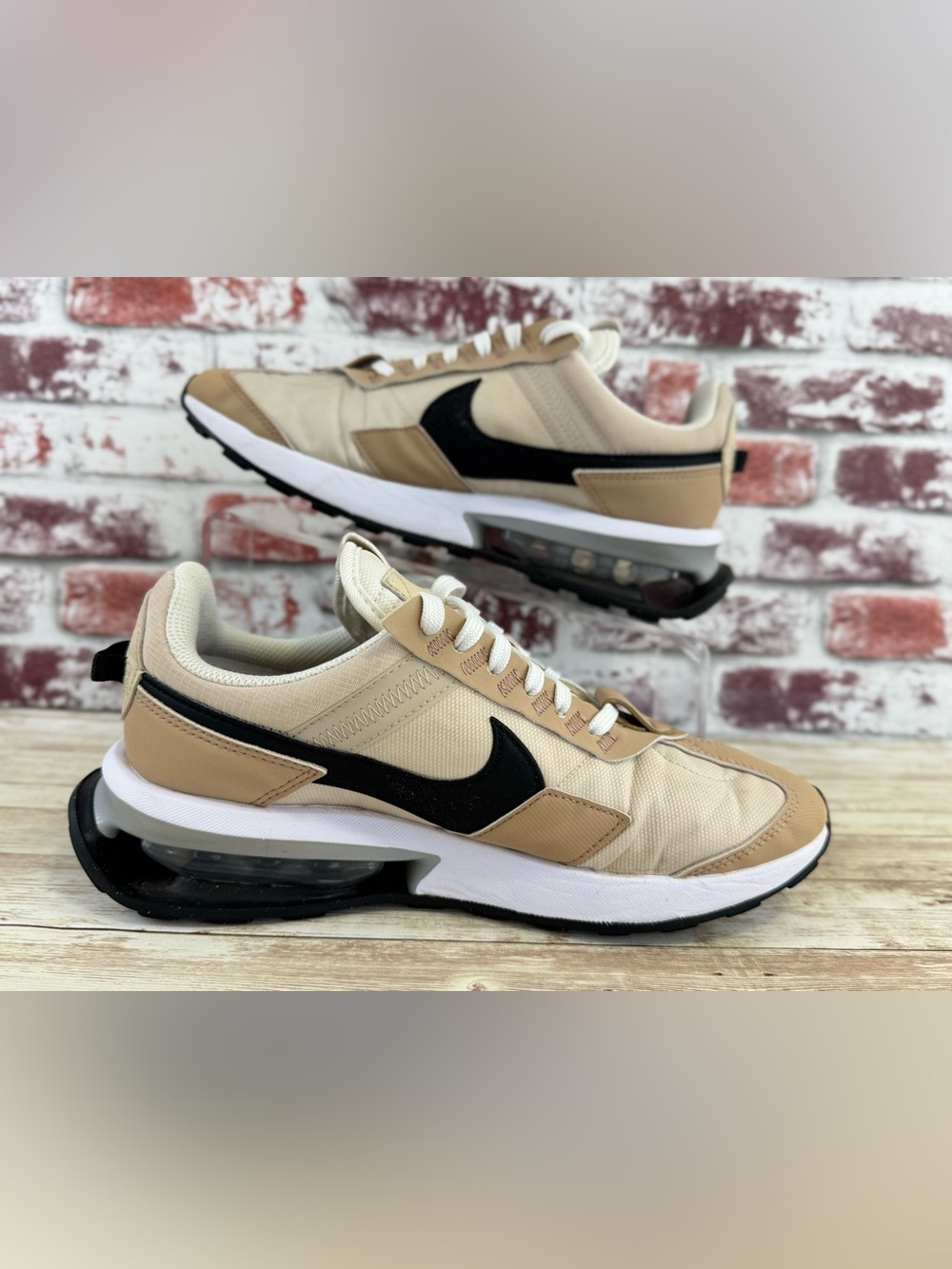 Women’s Nike Air Max Pre-Day Running-Gym Sneakers, Beige Oatmeal, US Size 7.5 - Picture 2 of 11